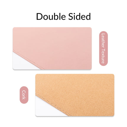 ORICO Double Sided Mouse Pad, Size: 200x300mm, Color:Cork + Grey PU-garmade.com