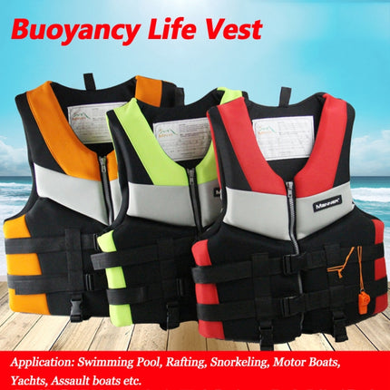 MANNER QP2030 Adult Buoyancy Vest Swimming Aid Life Jacket, Size:S(Red)-garmade.com