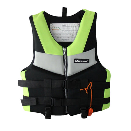 MANNER QP2030 Adult Buoyancy Vest Swimming Aid Life Jacket, Size:M(Green)-garmade.com