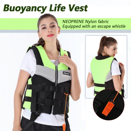 MANNER QP2030 Adult Buoyancy Vest Swimming Aid Life Jacket, Size:M(Green)-garmade.com