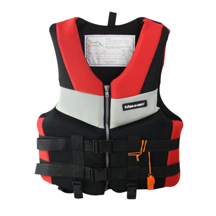 MANNER QP2030 Adult Buoyancy Vest Swimming Aid Life Jacket, Size:L(Red)-garmade.com