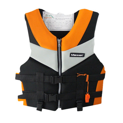 MANNER QP2030 Adult Buoyancy Vest Swimming Aid Life Jacket, Size:XL(Orange)-garmade.com