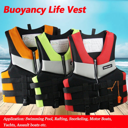 MANNER QP2030 Adult Buoyancy Vest Swimming Aid Life Jacket, Size:XL(Red)-garmade.com