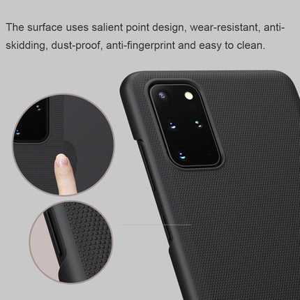For Galaxy S20+ / Galaxy S20+ 5G NILLKIN Frosted Concave-convex Texture PC Case(Black)-garmade.com