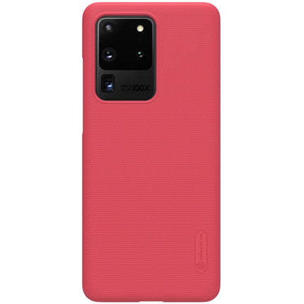 For Galaxy S20 Ultra / S20 Ultra 5G NILLKIN Frosted Concave-convex Texture PC Case(Red)-garmade.com