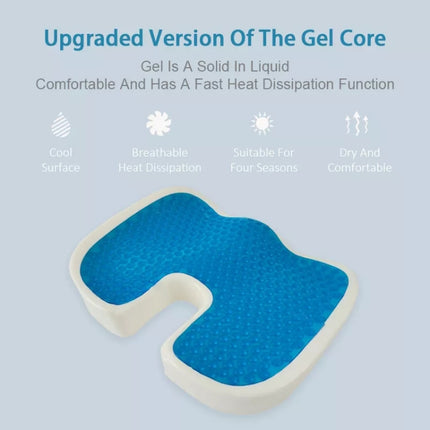 Soft U-shaped cushion Ergonomic Seat, Model:Mesh Style(Blue)-garmade.com