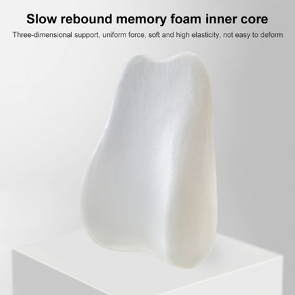 Office Memory Foam Cushion Lumbar Support Cushion(Navy Blue)-garmade.com