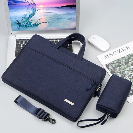 Handbag Laptop Bag Inner Bag with Shoulder Strap/Power Bag, Size:13.3 inch(Dark Blue)-garmade.com