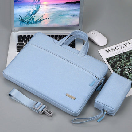 Handbag Laptop Bag Inner Bag with Shoulder Strap/Power Bag, Size:14 inch(Blue)-garmade.com
