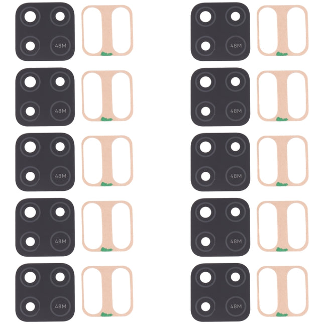 For Infinix Hot 10s/Hot 10T X689B X689 X689D X689C 10pcs Back Camera Lens-garmade.com