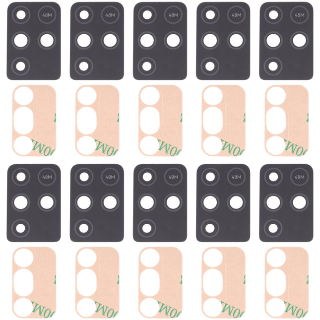 For Infinix Note 10 X693 10pcs Back Camera Lens-garmade.com