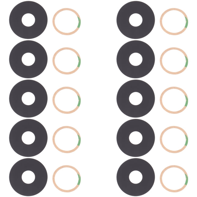 For Infinix Hot 11s X6812 X6812B 10pcs Back Camera Lens-garmade.com