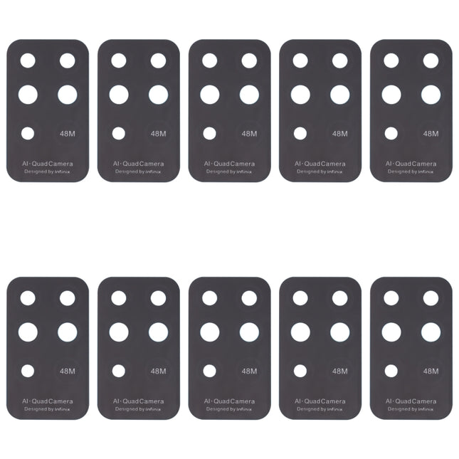 For Infinix Note 8i X683 X683B 10pcs Back Camera Lens-garmade.com