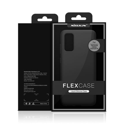 For Galaxy S20 / Galaxy S20 5G NILLKIN Feeling Series Liquid Silicone Anti-fall Mobile Phone Protective Case(Black)-garmade.com
