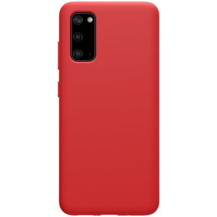 For Galaxy S20 / Galaxy S20 5G NILLKIN Feeling Series Liquid Silicone Anti-fall Mobile Phone Protective Case(Red)-garmade.com