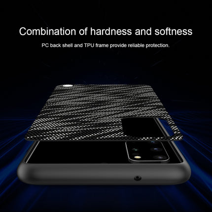 For Galaxy S20+ / Galaxy S20+ 5G NILLKIN Glorious Series TPU + PC 3D Geometric Texture Reflective Mobile Phone Protective Case(Thunderbolt Texture)-garmade.com