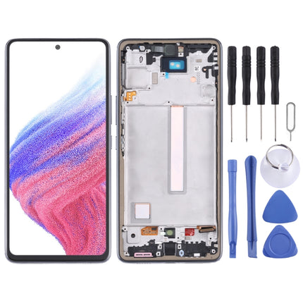 Original Super AMOLED LCD Screen For Samsung Galaxy A53 5G SM-A536B Digitizer Full Assembly with Frame-garmade.com