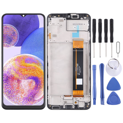 Original LCD Screen For Samsung Galaxy A23 SM-A235F Digitizer Full Assembly with Frame-garmade.com