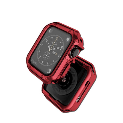 TPU Frame Watch Case For Apple Watch Series 9 / 8 / 7 41mm(Red)-garmade.com