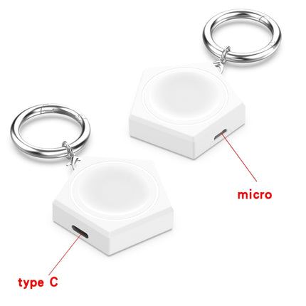Portable Universal Smart Watch Charger for Apple Watch(White)-garmade.com