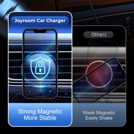 JOYROOM JR-ZS291 15W Magnetic Wireless Charger Air Vent Car Holder(Black)-garmade.com