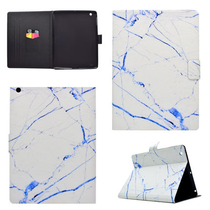 For iPad 5 / 6 Horizontal Flip Leather Case with Holder & Card Slot & Sleep / Wake-up Function(White Marble)-garmade.com
