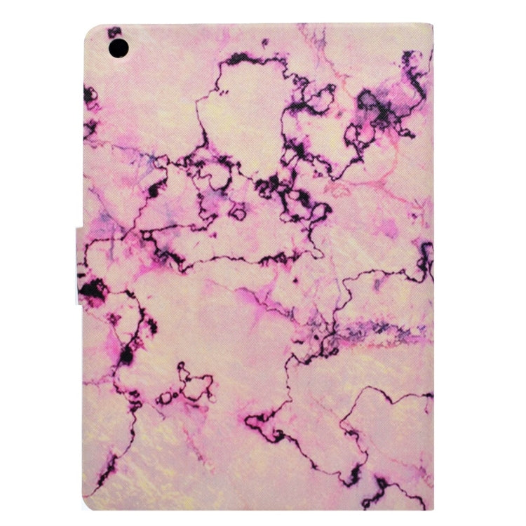 For iPad 5 / 6 Horizontal Flip Leather Case with Holder & Card Slot & Sleep / Wake-up Function(Pink Marble)-garmade.com