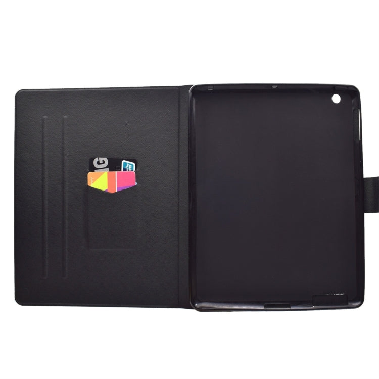 For iPad 5 / 6 Horizontal Flip Leather Case with Holder & Card Slot & Sleep / Wake-up Function(Pink Marble)-garmade.com