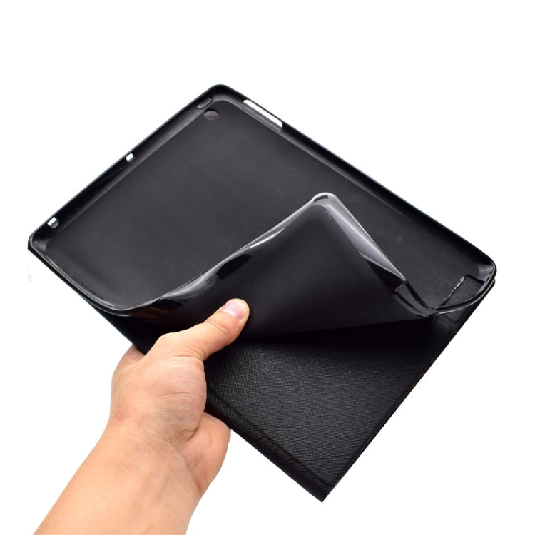 For iPad 5 / 6 Horizontal Flip Leather Case with Holder & Card Slot & Sleep / Wake-up Function(Pink Marble)-garmade.com