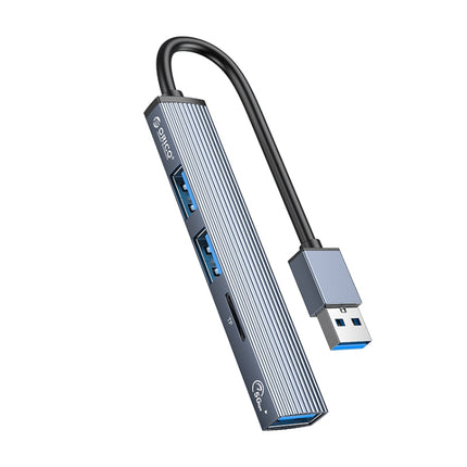 ORICO AH-A12F USB 3.0x1 + USB 2.0x2 + TF Card to USB 3.0 HUB Adapter(Space Gray)-garmade.com