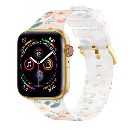 Square Buckle Transparent Watch Band For Apple Watch Ultra 49mm&Watch Ultra 2 49mm / Series 9&8&7 45mm / SE 3&SE 2&6&SE&5&4 44mm / 3&2&1 42mm(1)-garmade.com