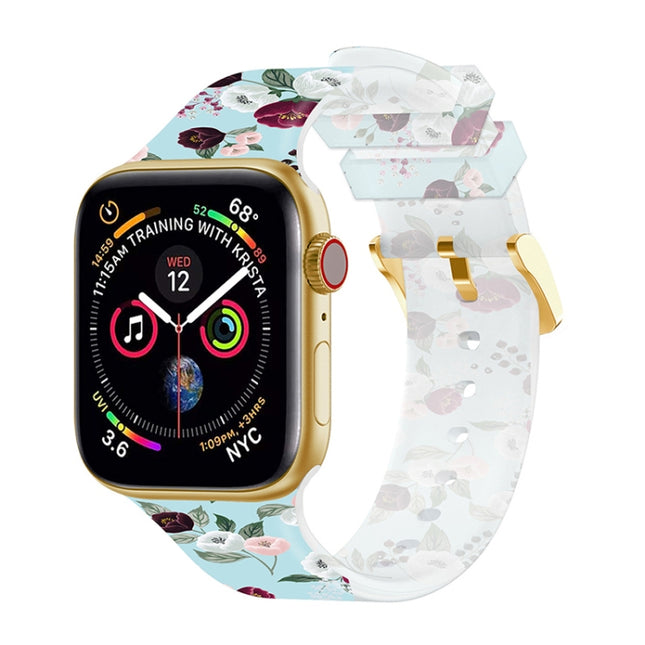 Square Buckle Transparent Watch Band For Apple Watch Ultra 49mm&Watch Ultra 2 49mm / Series 9&8&7 45mm / SE 3&SE 2&6&SE&5&4 44mm / 3&2&1 42mm(6)-garmade.com