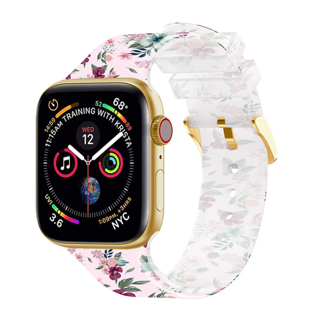 Square Buckle Transparent Watch Band For Apple Watch Ultra 49mm&Watch Ultra 2 49mm / Series 9&8&7 45mm / SE 3&SE 2&6&SE&5&4 44mm / 3&2&1 42mm(7)-garmade.com