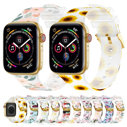 Square Buckle Transparent Watch Band For Apple Watch Ultra 49mm&Watch Ultra 2 49mm / Series 9&8&7 45mm / SE 3&SE 2&6&SE&5&4 44mm / 3&2&1 42mm(2)-garmade.com