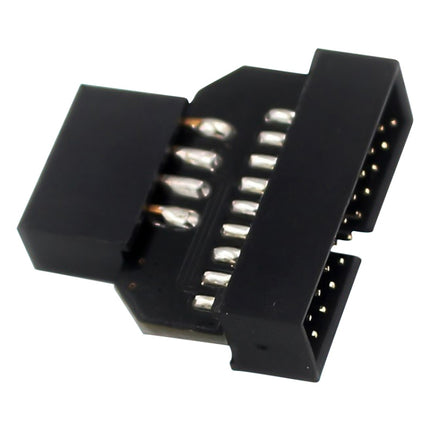 10 PCS Motherboard USB 2.0 9Pin to USB 3.0 19Pin Plug-in Connector Adapter, Model:PH23A-garmade.com