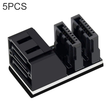 5 PCS Motherboard SATA 7Pin Dual Interface, Model:PH572 90 Degree-garmade.com