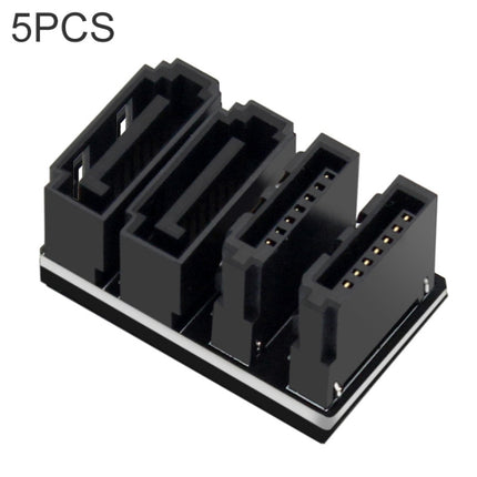 5 PCS Motherboard SATA 7Pin Dual Interface, Model:PH572 180 Degree-garmade.com