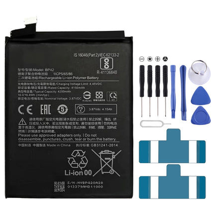 BP42 4250mAh Li-Polymer Battery Replacement For Xiaomi Mi 11 Lite / Mi 11 Lite 5G-garmade.com
