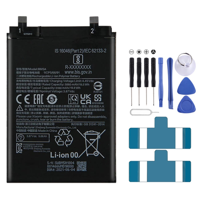 BM5A 5160mAh For Xiaomi Redmi Note 11 Pro China Li-Polymer Battery Replacement-garmade.com