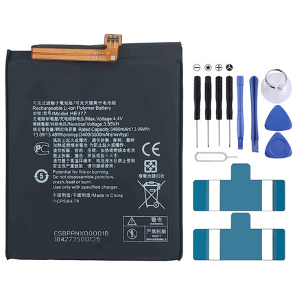 HE377 3500mAh For Nokia X71 Li-Polymer Battery Replacement-garmade.com