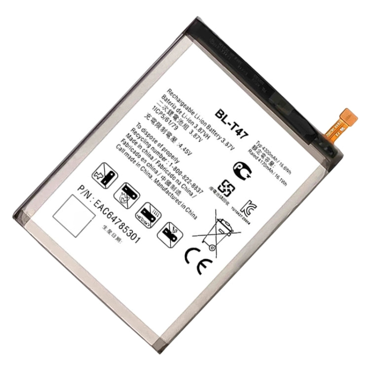 BL-T47 4300mAh For LG Velvet 5G Li-Polymer Battery Replacement-garmade.com