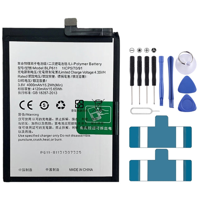 BLP611 4120mAh For OPPO R9 Plus Li-Polymer Battery Replacement-garmade.com