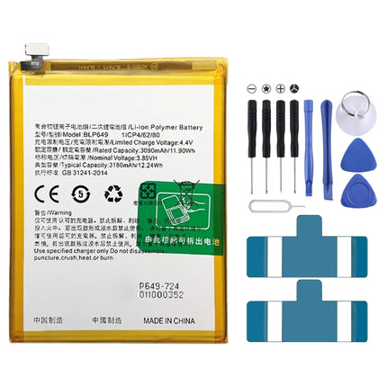 BLP649 3180 mAh Li-Polymer Battery Replacement For OPPO A83 / A1-garmade.com