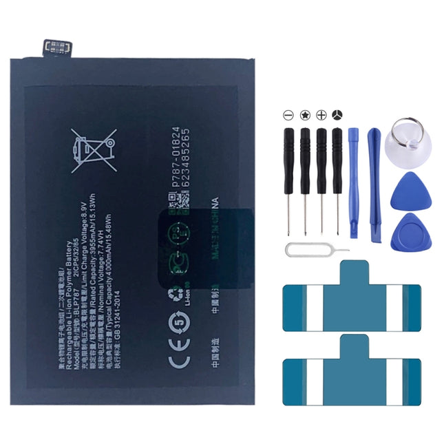 BLP787 4000 mAh Li-Polymer Battery Replacement For OPPO Reno4 Pro 5G / Reno4 Pro 4G-garmade.com