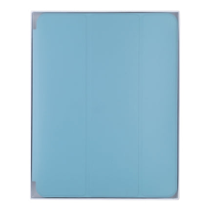 For iPad Pro 11 2022 / 2021 / 2020 3-fold Horizontal Flip Smart Leather Tablet Case with Sleep / Wake-up Function & Holder(Blue)-garmade.com