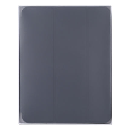 For iPad Pro 12.9 inch (2020/2021) 3-fold Horizontal Flip Smart Leather Tablet Case with Sleep / Wake-up Function & Holder(Dark Blue)-garmade.com