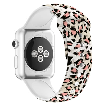 Single Nail Printing Watch Band For Apple Watch Series 9&8&7 41mm / SE 3&SE 2&6&SE&5&4 40mm / 3&2&1 38mm(A38)-garmade.com