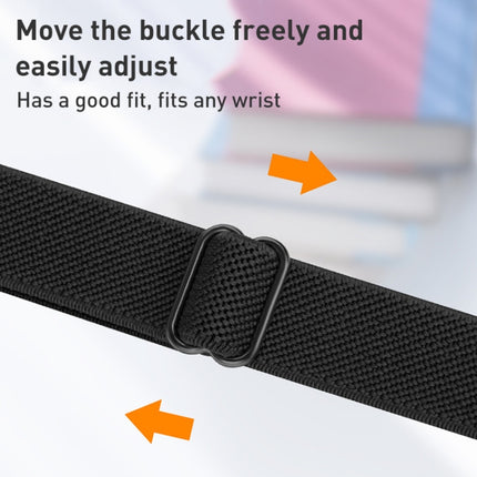 Small Waist Nylon Watch Band For Apple Watch Series 9&8&7 41mm / SE 3&SE 2&6&SE&5&4 40mm / 3&2&1 38mm(Purple)-garmade.com