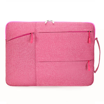 C310 Portable Casual Laptop Handbag, Size:15.6-17 inch(Pink)-garmade.com