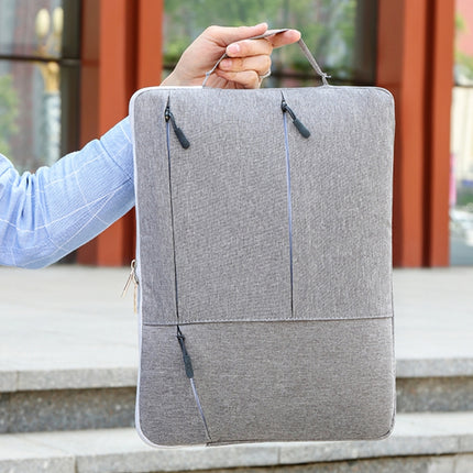 C310 Portable Casual Laptop Handbag, Size:15.6-17 inch(Grey)-garmade.com
